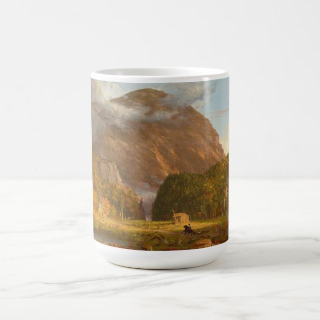 Thomas Cole A View of the Mountain Pass  Coffee Mug (Center)