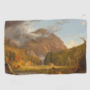 Thomas Cole A View of the Mountain Pass  Golf Towel