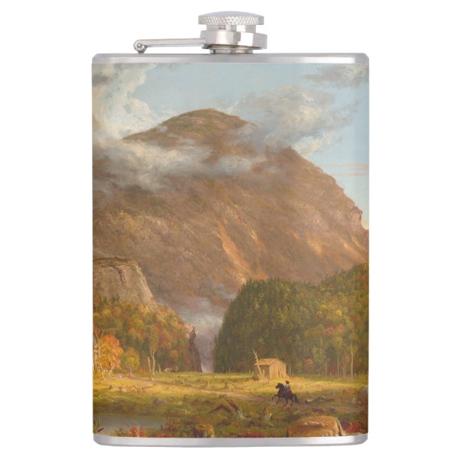 Thomas Cole A View of the Mountain Pass  Hip Flask (Front)