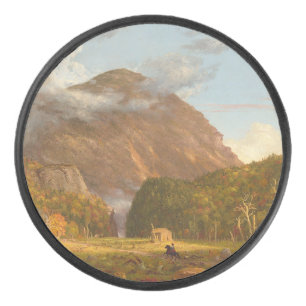 Thomas Cole A View of the Mountain Pass Hockey Puck