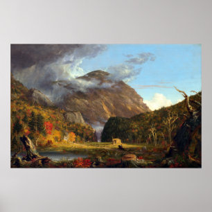 Thomas Cole A View of the Mountain Pass Poster