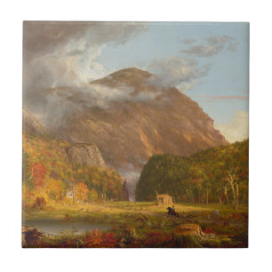 Thomas Cole A View of the Mountain Pass  Tile