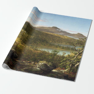 Thomas Cole A View of the Two Lakes and Mountain Wrapping Paper