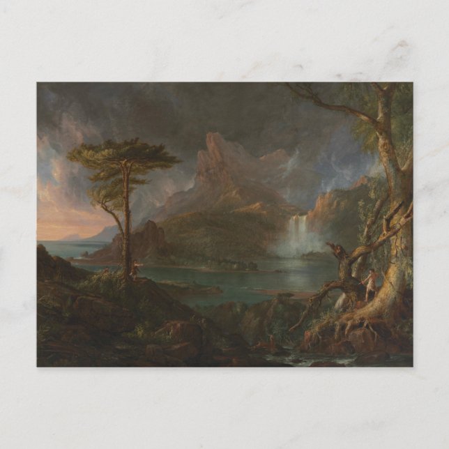 Thomas Cole - A Wild Scene Postcard (Front)