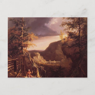 Thomas Cole- Daniel Boone Sitting at the Door Postcard
