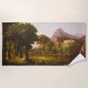 Thomas Cole Dream of Arcadia Beach Towel