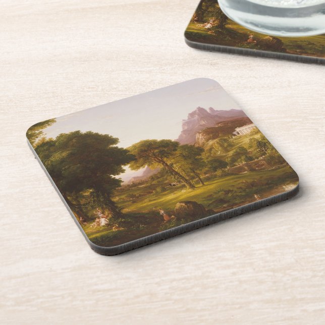 Thomas Cole  Dream of Arcadia Coaster (Left Side)