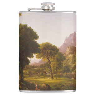 Thomas Cole  Dream of Arcadia Hip Flask