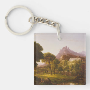 Thomas Cole Dream of Arcadia Key Ring