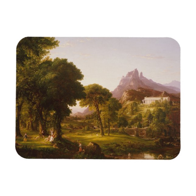 Thomas Cole  Dream of Arcadia Magnet (Horizontal)