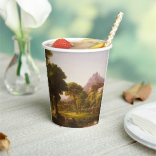Thomas Cole Dream of Arcadia Paper Cups