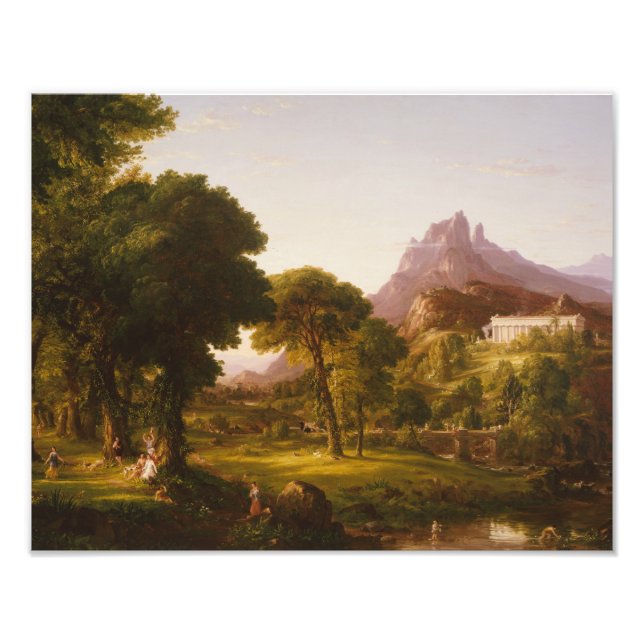 Thomas Cole - Dream of Arcadia Photo Print (Front)