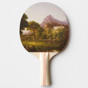 Thomas Cole Dream of Arcadia Ping Pong Paddle