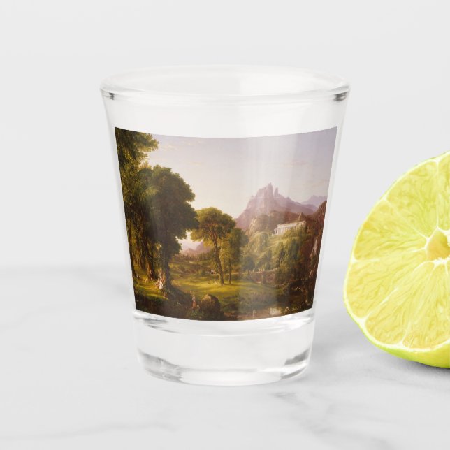Thomas Cole  Dream of Arcadia Shot Glass (Front)