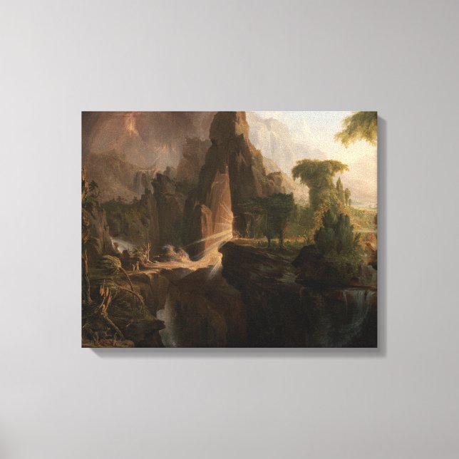 Thomas Cole - Expulsion from the Garden of Eden Canvas Print (Front)