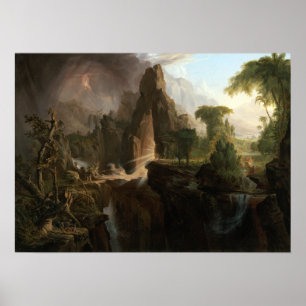 Thomas Cole Expulsion from the Garden of Eden Poster