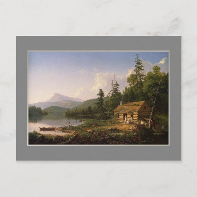 Thomas Cole,Home in the Woods,1847. Postcard (Front)