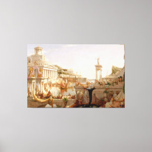 Thomas Cole - The Consummation, The Course of the Canvas Print