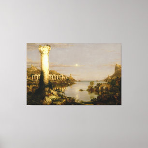 Thomas Cole - The Course of Empire Desolation Canvas Print