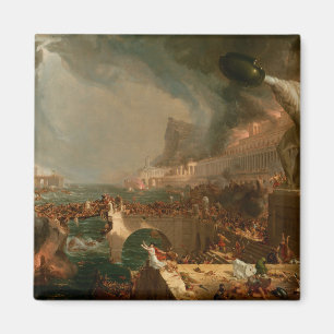 Thomas Cole The Course of Empire Destruction Magnet