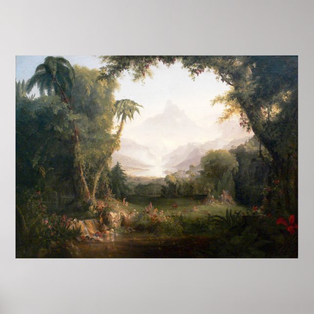 Thomas Cole The Garden of Eden Poster (Front)