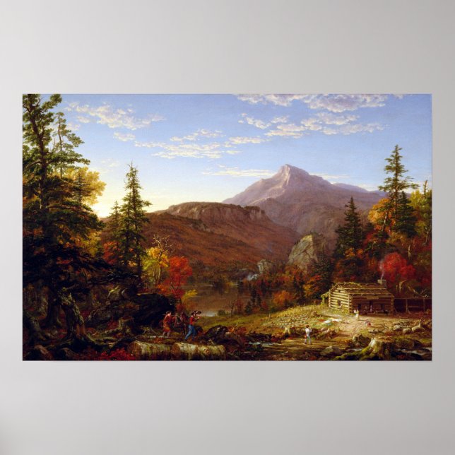 Thomas Cole The Hunter's Return Poster (Front)