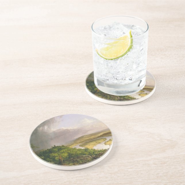 Thomas Cole The Oxbow The Connecticut River  Coaster (Side)