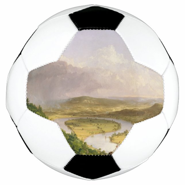 Thomas Cole The Oxbow The Connecticut River  Football (Front)