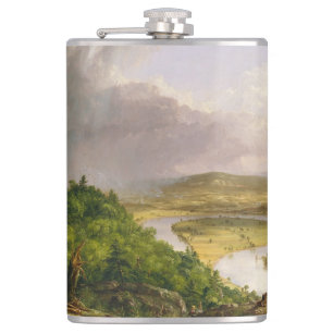Thomas Cole The Oxbow The Connecticut River Hip Flask