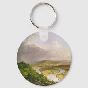 Thomas Cole The Oxbow The Connecticut River Key Ring