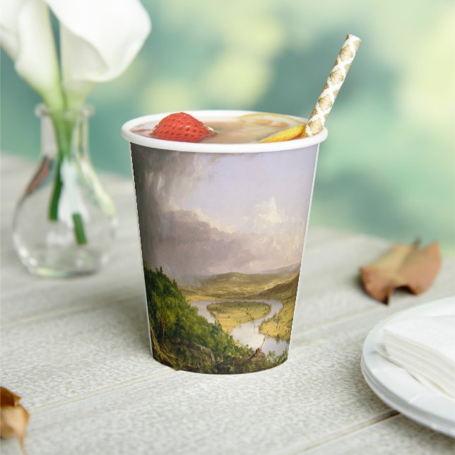 Thomas Cole The Oxbow The Connecticut River  Paper Cups (Insitu)