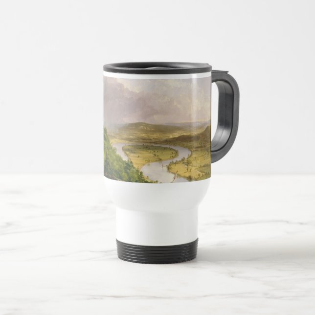Thomas Cole The Oxbow The Connecticut River  Travel Mug (Front Right)