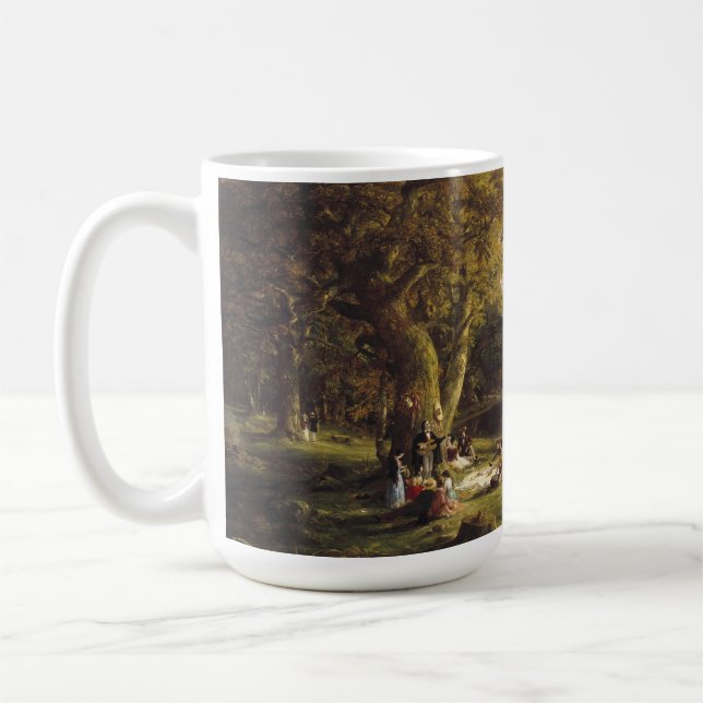 Thomas Cole The Pic-Nic Coffee Mug (Left)