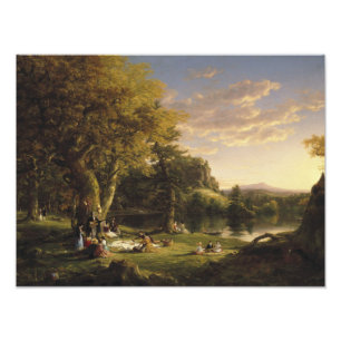 Thomas Cole - The Pic-Nic Photo Print