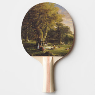 Thomas Cole The Pic-Nic Ping Pong Paddle