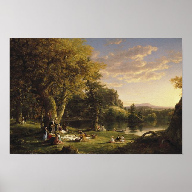 Thomas Cole - The Pic-Nic Poster (Front)
