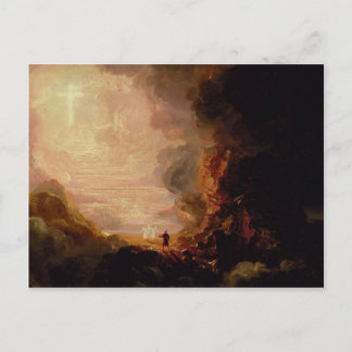 Thomas Cole- The Pilgrim of the Cross Postcard