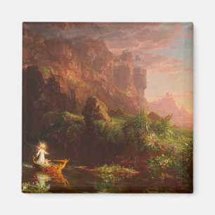 Thomas Cole The Voyage of Life Childhood 1842 Magnet