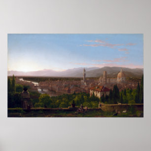 Thomas Cole View of Florence Poster