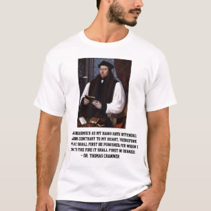 Thomas Cranmer Reformation Repentance Quote T-Shirt