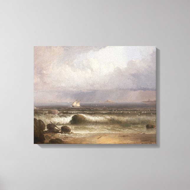 Thomas Doughty - Coming Squall Canvas Print (Front)