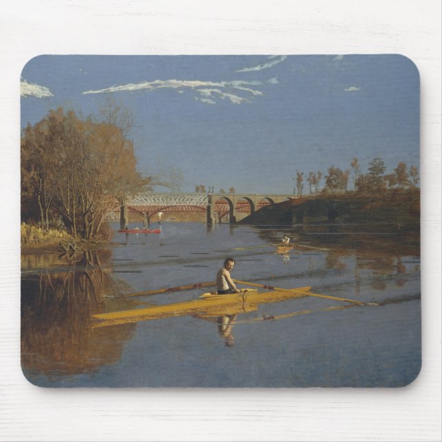 Thomas Eakins - The Champion Single Sculls Mouse Mat (Front)