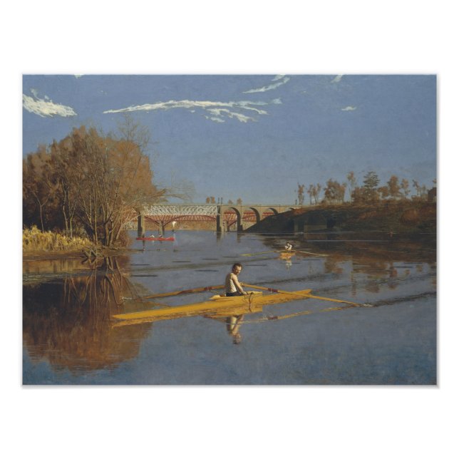 Thomas Eakins - The Champion Single Sculls Photo Print (Front)