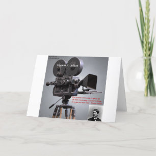 Thomas Edison "One More Time" Quote Card