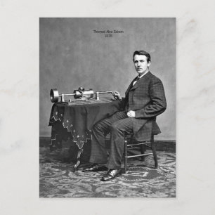 Thomas Edison Postcard