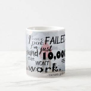 Thomas Edison Quote Simple Mug