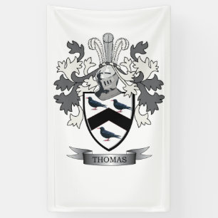 Thomas Family Crest Banner