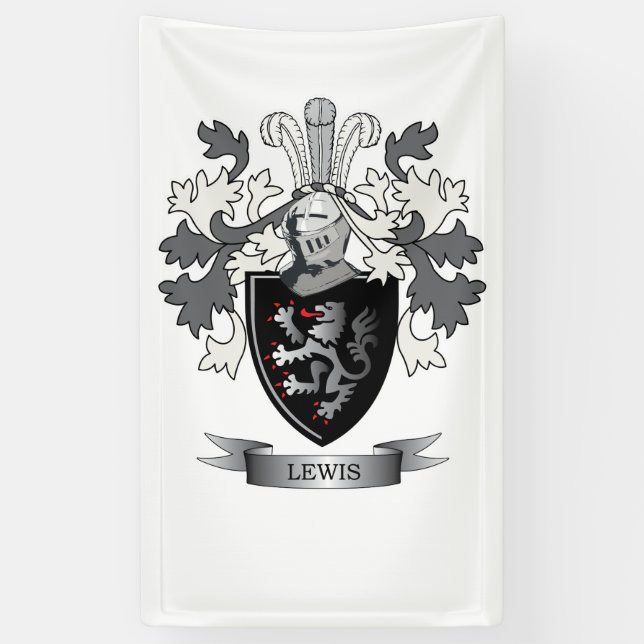 Thomas Family Crest Banner (Vertical)