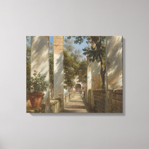 Thomas Fearnley - Pergola with Oranges Canvas Print