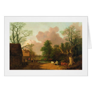 Thomas Gainsborough   A Landscape with Figures, Fa